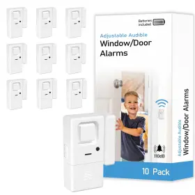 09DS-10 ROSMILA Door Window Pack Volume Chime Alarm Wireless