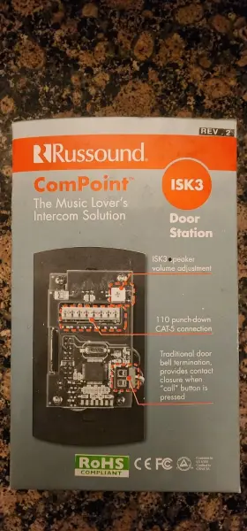 ISK3 RUSSOUND Compoint Intercom Door Station #2