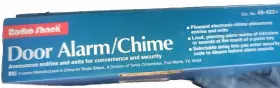 49-422 SAFE HOUSE Radio Door Alarm Chime Cat #2