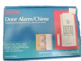 49-422 SAFE HOUSE Radio Door Alarm Chime Cat