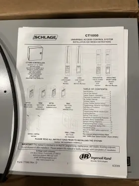 CT1000 SCHLAGE Access Control #3