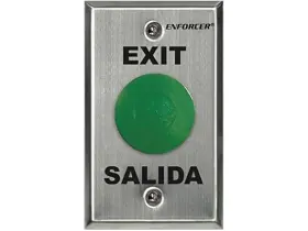 SD-7201GCPE1Q SECO-LARM Enforcer Mushroom Push Exit Plate
