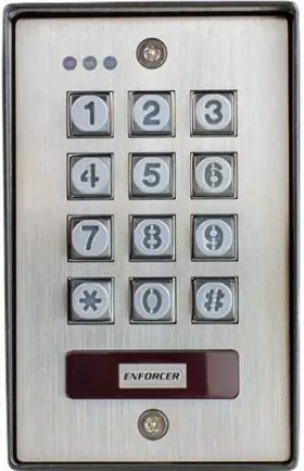 676544017011 SECO-LARM Vandal Access Control Keypad Proximity