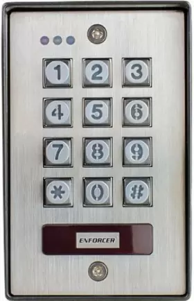 691166239375 SECO-LARM Vandal Access Control Keypad Proxim