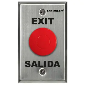 SD-7201RCPE1Q SECO-LARM Enforcer Mushroom Push Exit Plate
