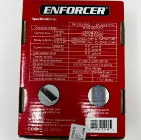 SK-2323-SDQ SECO-LARM Enforcer Access Control Keypad Mullion #2