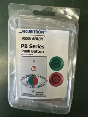 784607023449 SECURITRON Assa Abloy Momentary Round Push