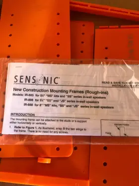IR-886 SENSONIC Construction Mounting Frames Rough #3