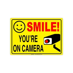 679541492911 SIGNOGRAFX Smile Camera Sign Private Property
