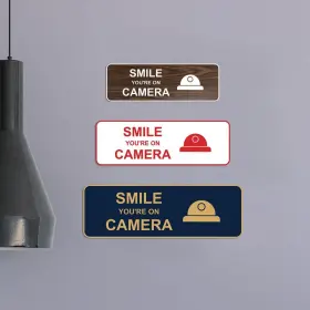 196703021937 SIGNS BYLITA Standard Smile Youftre Camera Sign #3