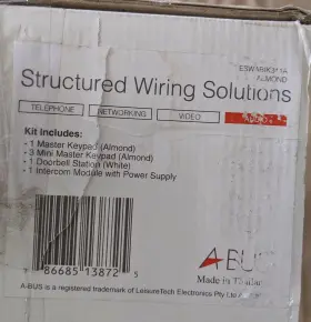 ESWABIK311A STRUCTURED WIRING SOLUTIONS Gss Intercom Keypad