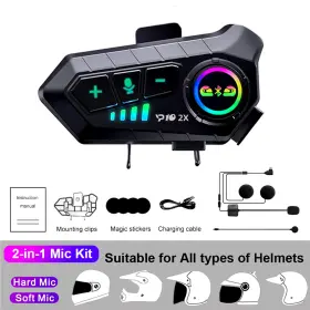 726085023634 SUPREME-GOODSOUTLET Bluetooth Helmet Intercom