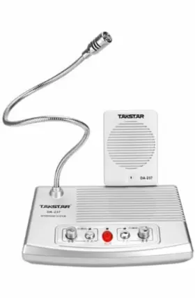DA-237 TAKSTAR Dialog Bank Window Microphone Speaker