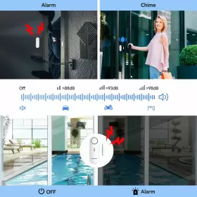 056243607822 TECKNET Door Kids Safety Window Alarm Pool Sec #2