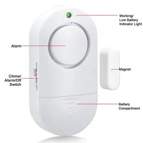 791535800462 TOEESON Door Window Alarm Chime #2
