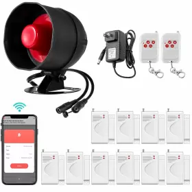 768633401914 TOWODE Security Wi Fi Door Alarm Alert Kit