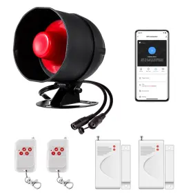 ALARM-01 TOWODE Wifi Alarm Security Wireless Loud