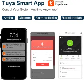 768633407732 TOWODE Wifi Alarm Security Motion Sens #3