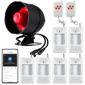 SYSTEM-07 TOWODE Wifi Alarm Security Wireless Wit