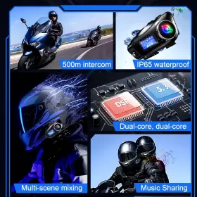 445027351347 TURBO-ROOFINDS Helmet Bluetooth Intercom #3