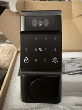 2412B TUYA SMART Lock Camera Doorbell Fingerprint Keyless