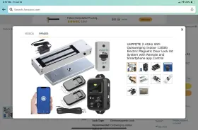 HBK-RW01 UHPPOTE Access Control Outswinging Electric Magnetic