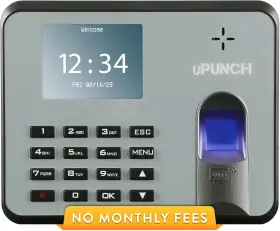 MK1000 UPUNCH Biometric Fingerprint Proximity Clock Employees
