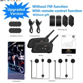 744110960402 USA-VIRALFINDS Pro Bluetooth Helmet Intercom Bt