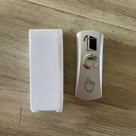 No-com UXCELL Door Release Push Exit Switch Panel Zinc Alloy