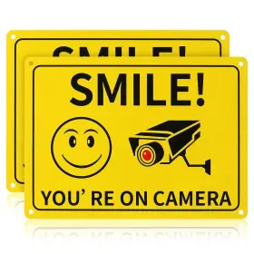 770651417006 UYTNDRS Smile Camera Signs Security Adt Securi