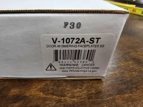 VC-V-1072A-ST VALCOM Talkback Doorplate Speaker Steel #2