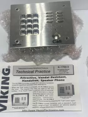 VK-K-1700-3EWP VIKING Audio Intercom #3