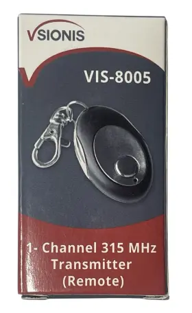 VIS-8005 VISIONIS Channel Rf Transmitter Remote Control