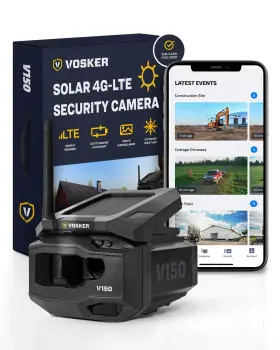 628504653302 VOSKER Solar Lte Cellular Security Camera Motion