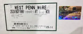 648614896130 WEST PENN WIRE Awg Conductor Stranded Shielded #3