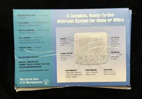 093863107641 WESTINGHOUSE Channel Wireless Intercom Box #2