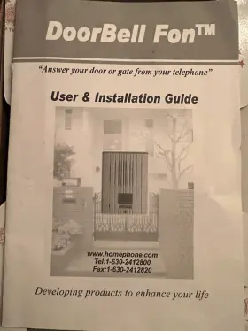 DP-28WT WHITE Doorbell Fon Door Answering #2