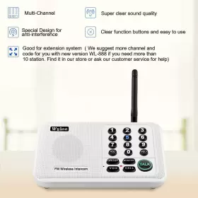 603849906634 WULOO Intercoms Wireless Feet Channel Inter #2