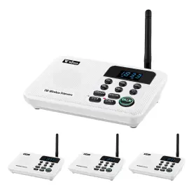 603849906696 WULOO Intercoms Wireless Channel Digital Display