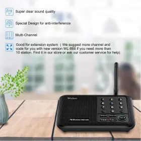 603849908492 WULOO Intercoms Wireless Feet Channel #2
