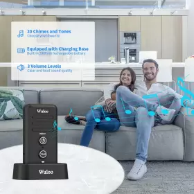 690000313202 WULOO Wireless Intercom Classroom Doorbell #3