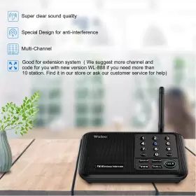692618711999 WULOO Intercoms Wireless Feet Channel #2