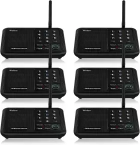 696580112570 WULOO Intercoms Wireless Feet Channel