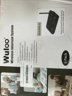W666-P6 WULOO Intercoms Wireless Feet Channel #2