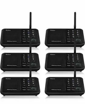 W666-P6 WULOO Intercoms Wireless Feet Channel