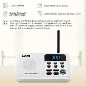 W888-P4 WULOO Wireless Intercom Pack #2