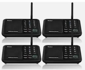 WL-666-4 WULOO Set Intercom Wireless Channel