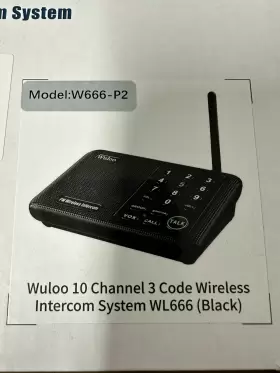 WL-666 WULOO Wireless Intercom Pack Channel #2