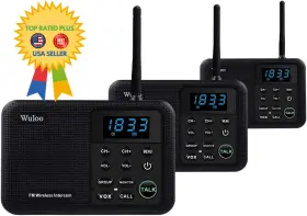 WL888-3 WULOO Intercoms Wireless Channel Digital