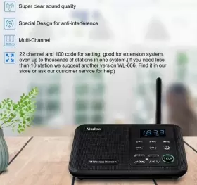 WL888-4 WULOO Intercoms Wireless Channel Digital #2